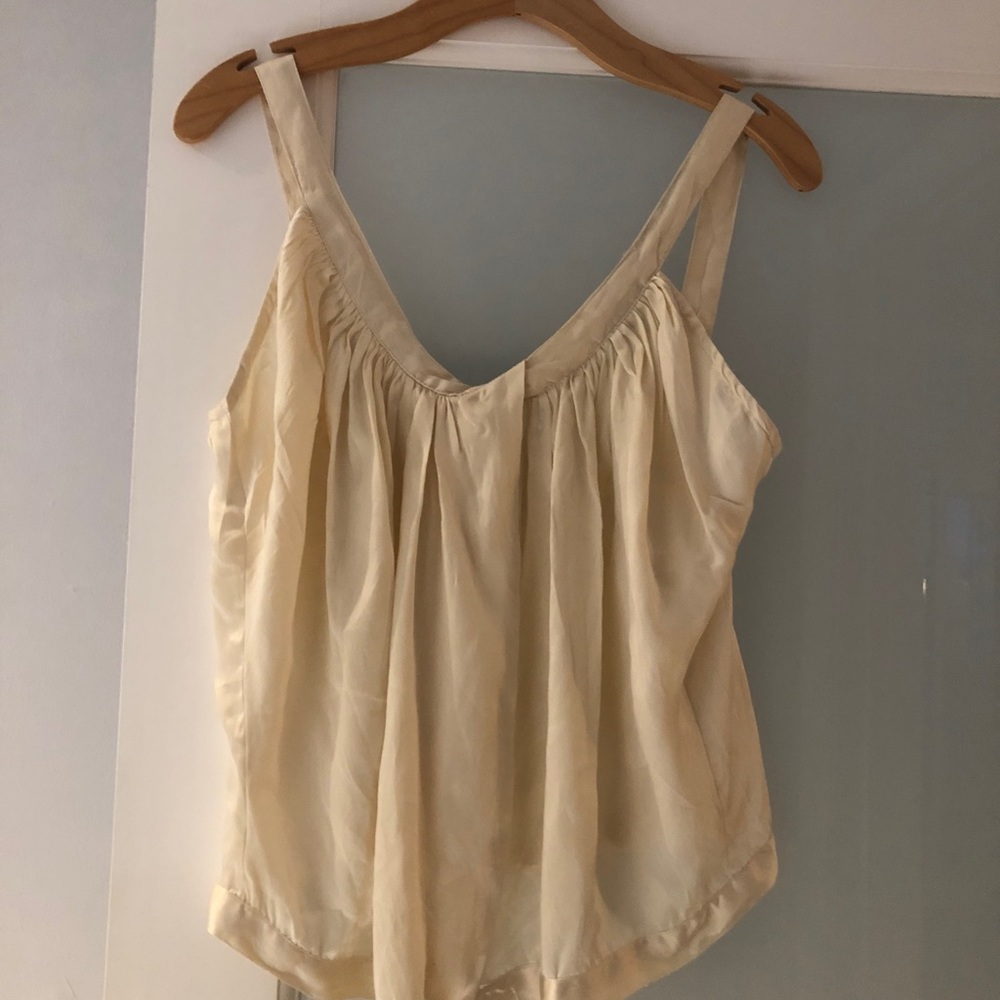 Size 16 silk top.